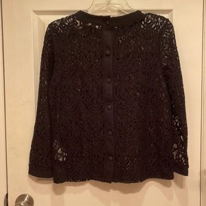 Banana Republic Button Up Sheer Long Sleeve | Size S